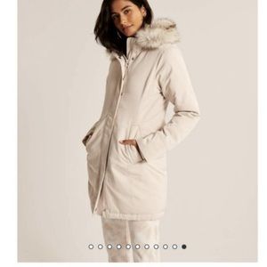 Abercrombie & Fitch insulated plush parka